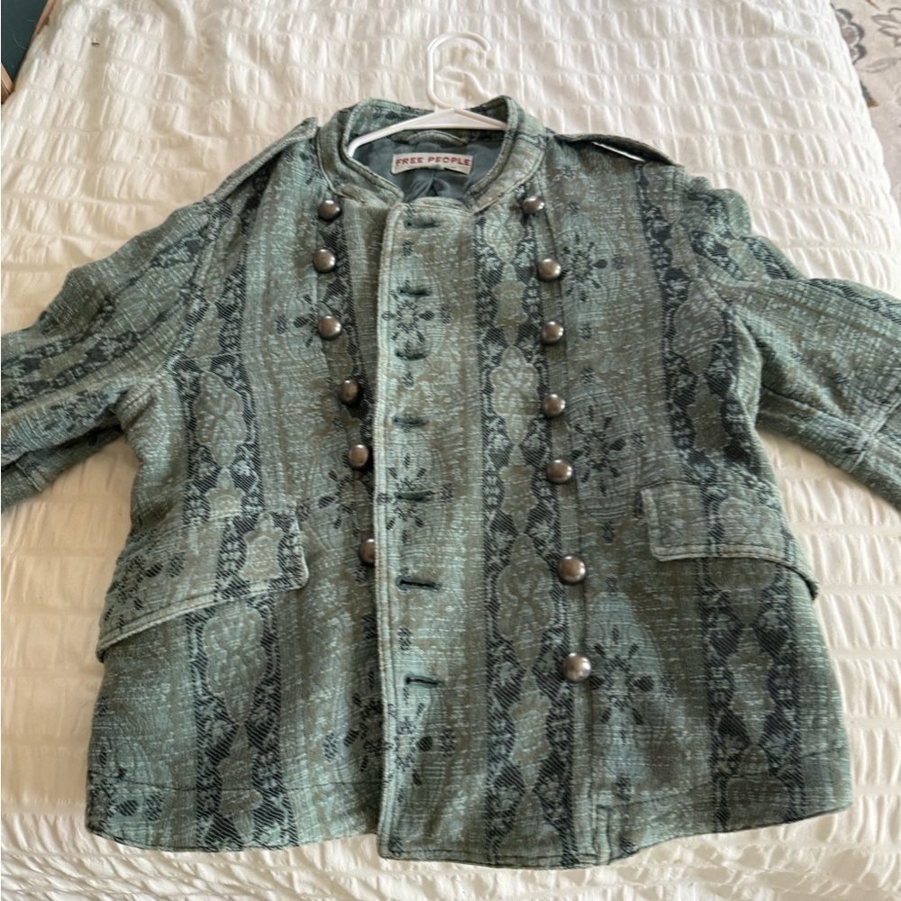 Free People Lotty Jacquard Band Jacket - Picture 4 of 5